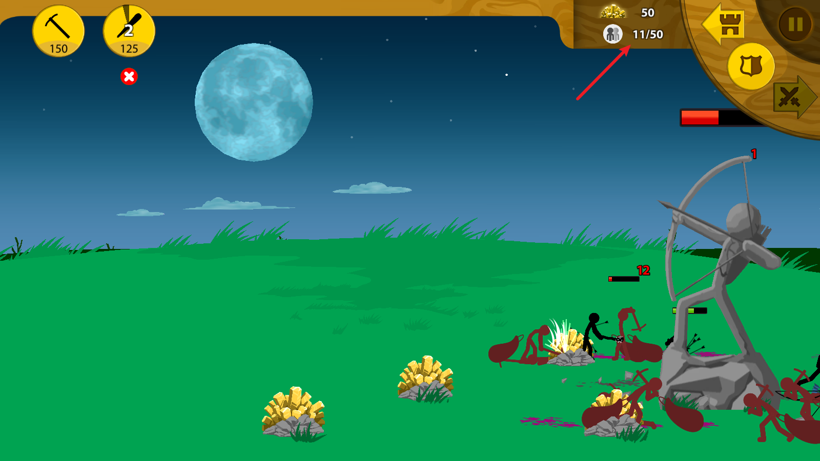 火柴人战争遗产小游戏