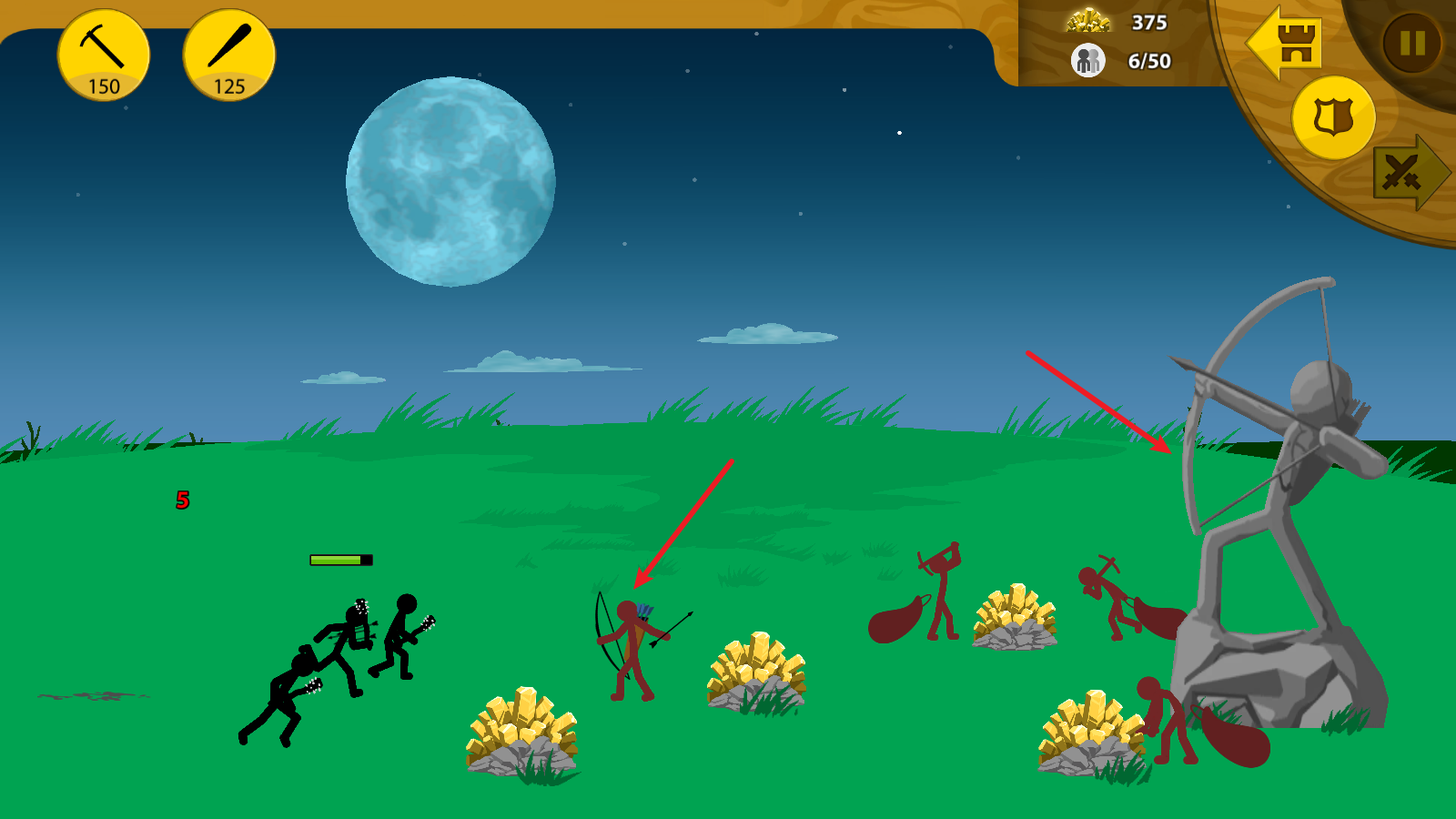 火柴人战争遗产小游戏